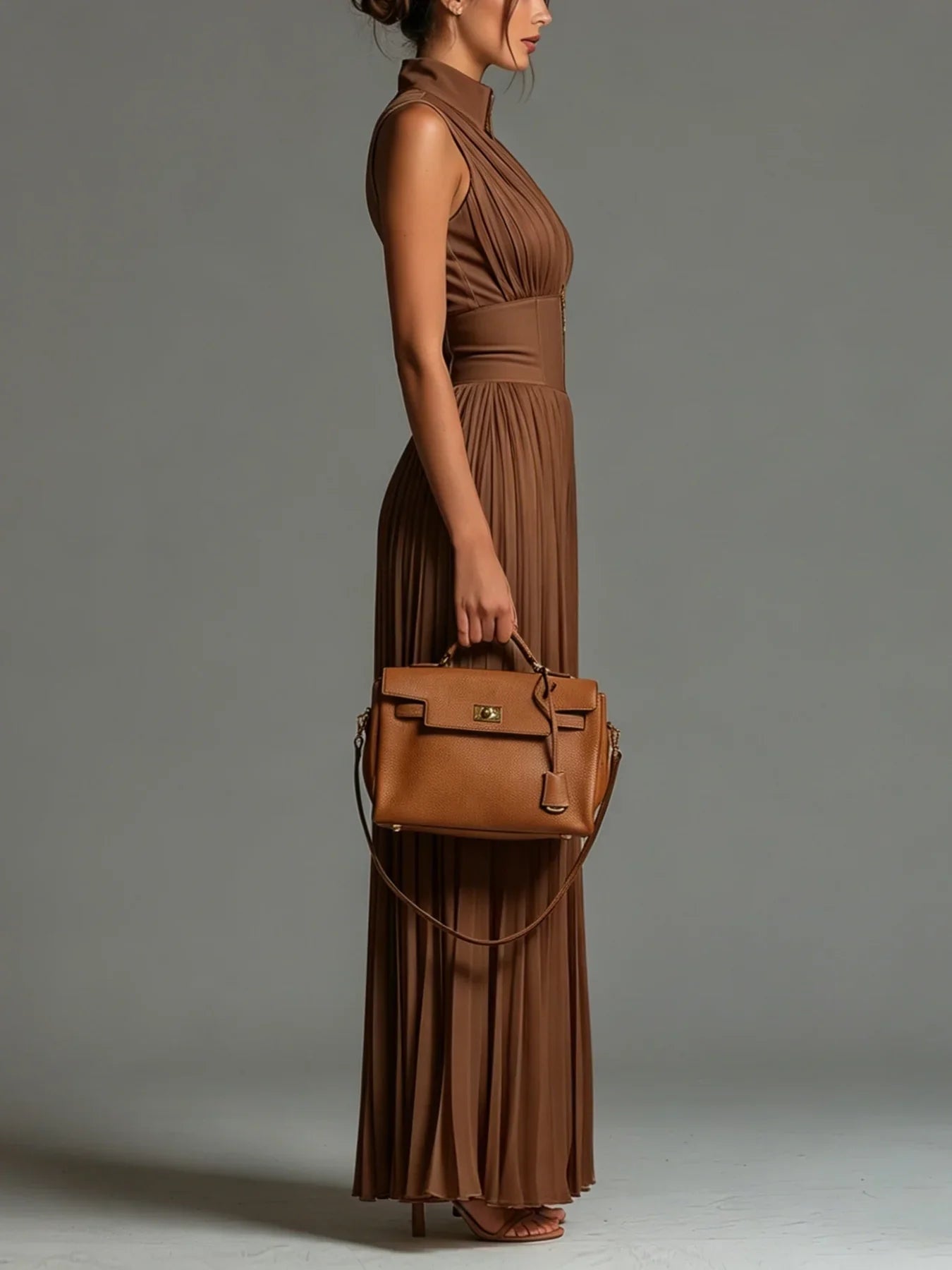 Valerie Elegant Pleated Jumpsuit