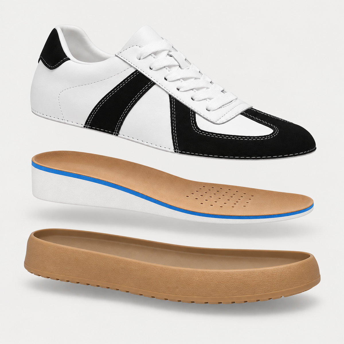 Adrian | Covert Height-Boosting Leather Sneakers