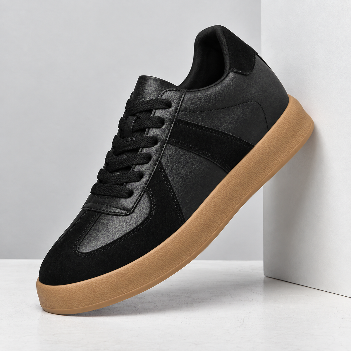 Adrian | Covert Height-Boosting Leather Sneakers