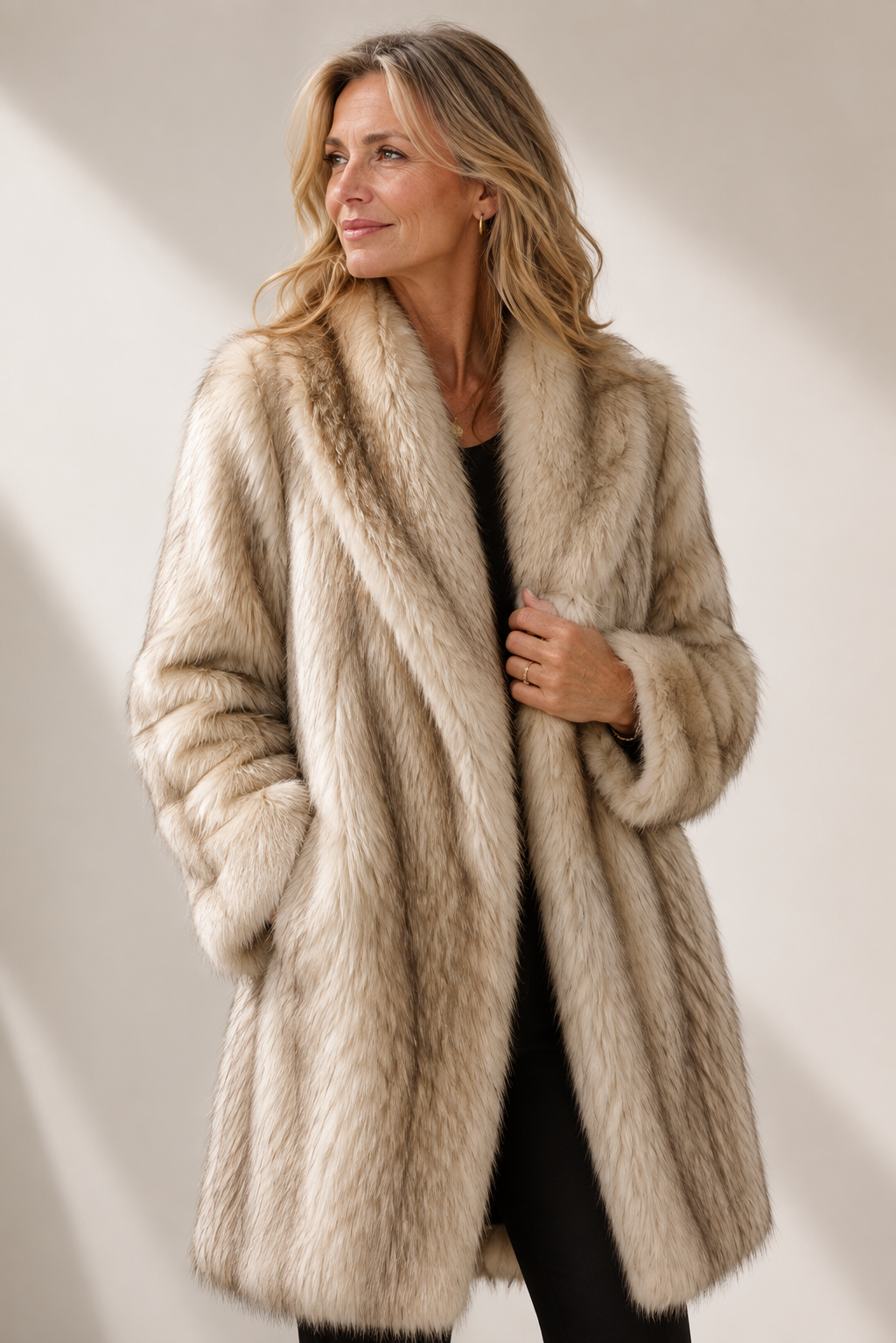 Adrienne | Plush Faux Fur Coat