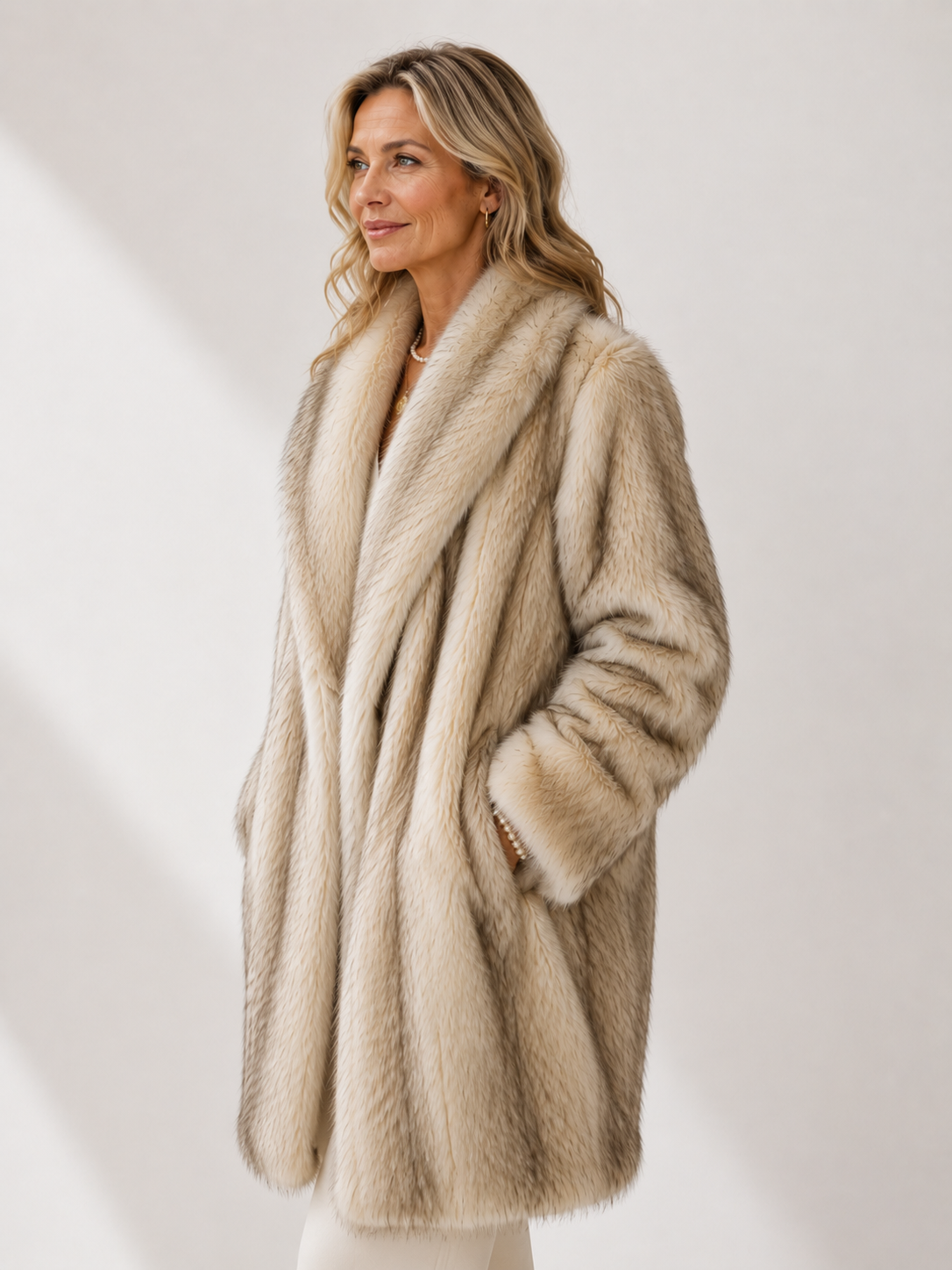 Adrienne | Plush Faux Fur Coat