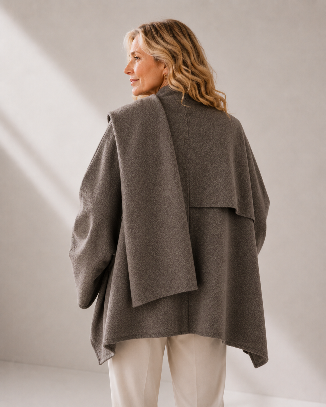 Carol | Shawl-Collar Knit Coat