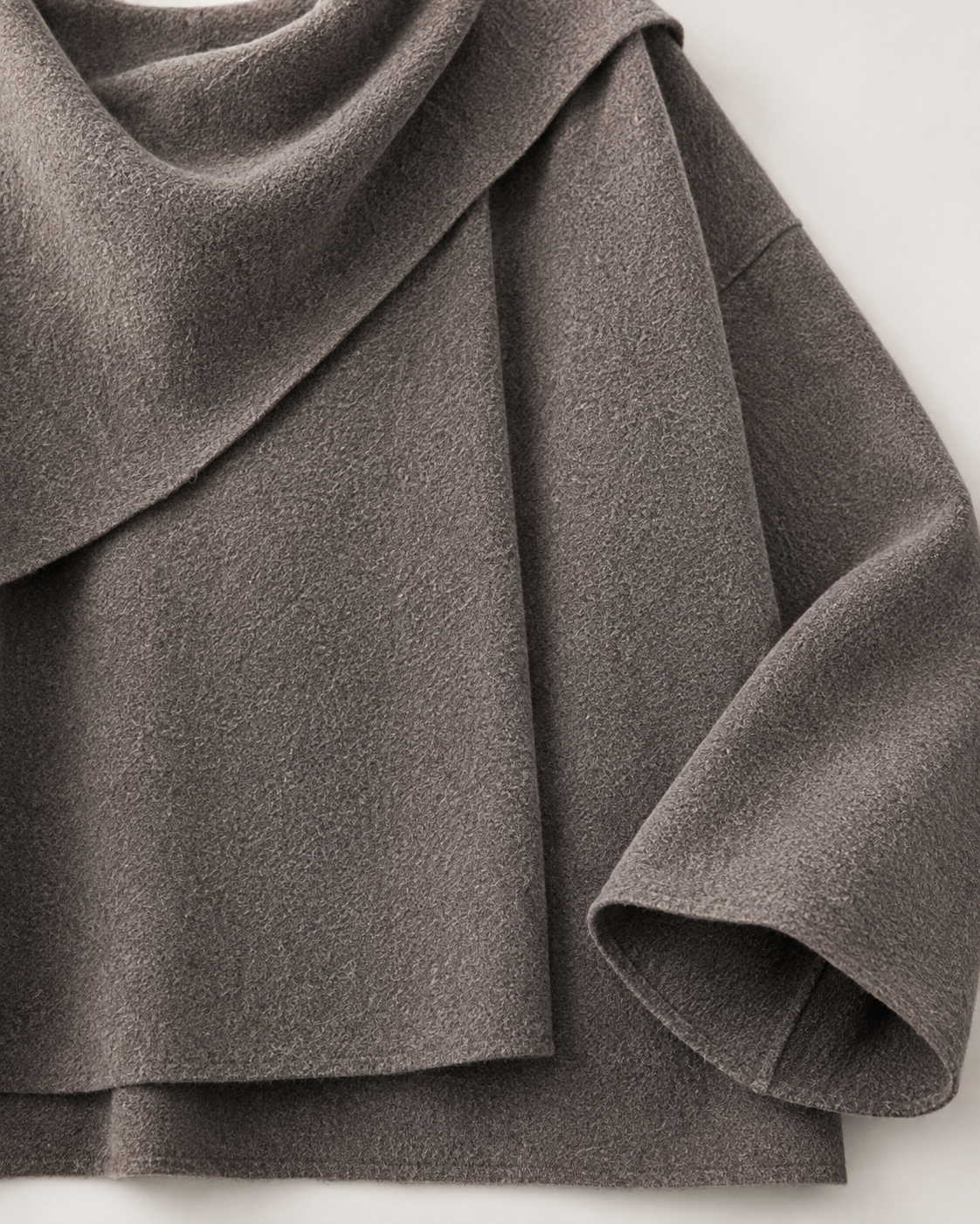 Carol | Shawl-Collar Knit Coat