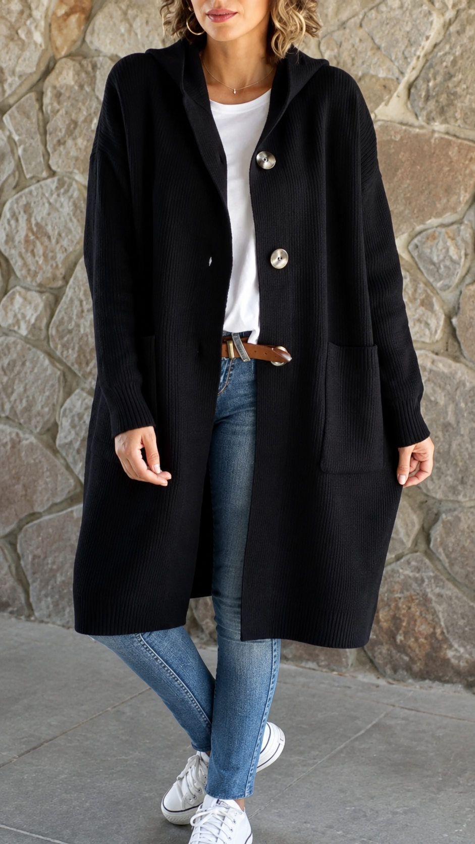 Catherine | Long Knit Cardigan