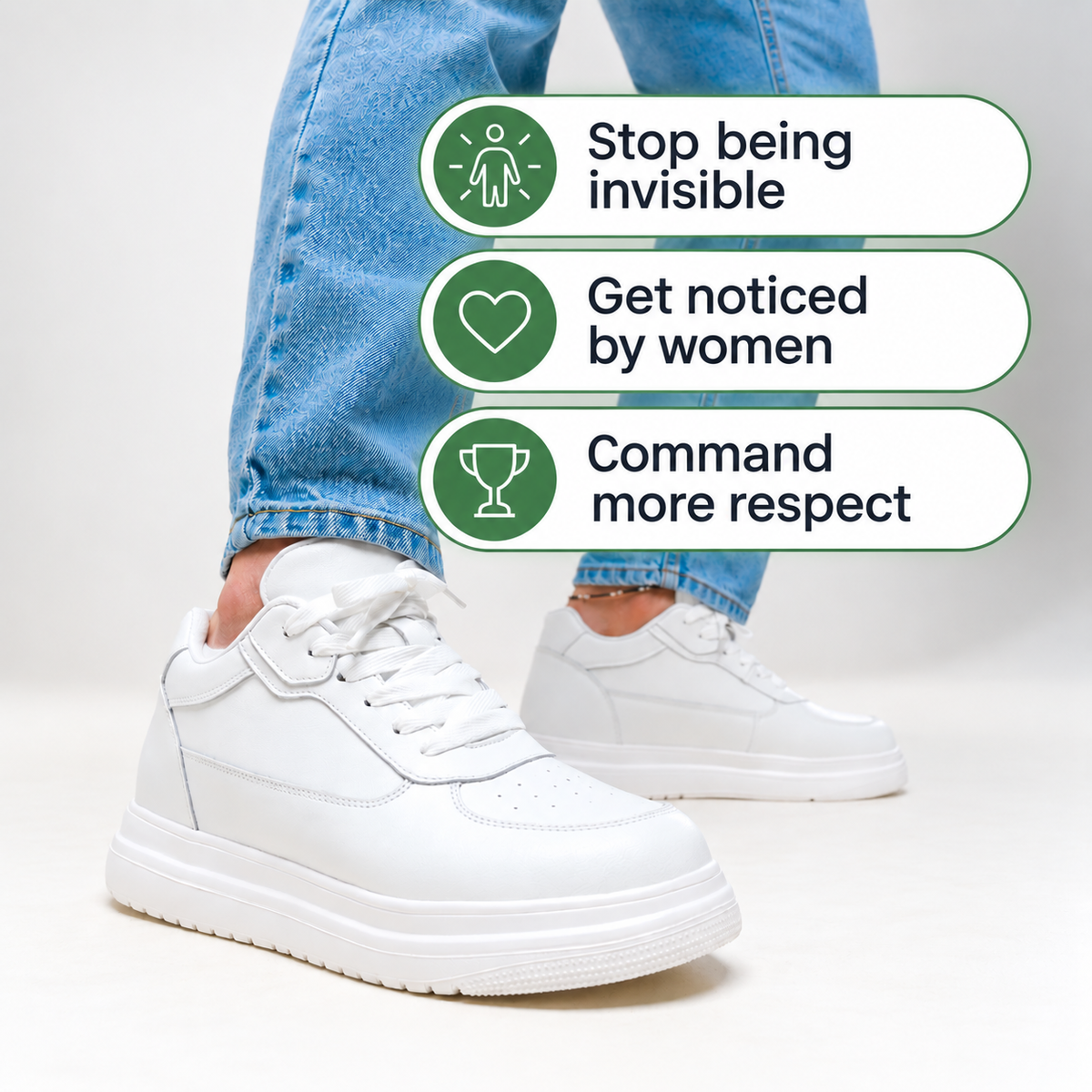 Carter | Covert Height-Boosting Sneakers