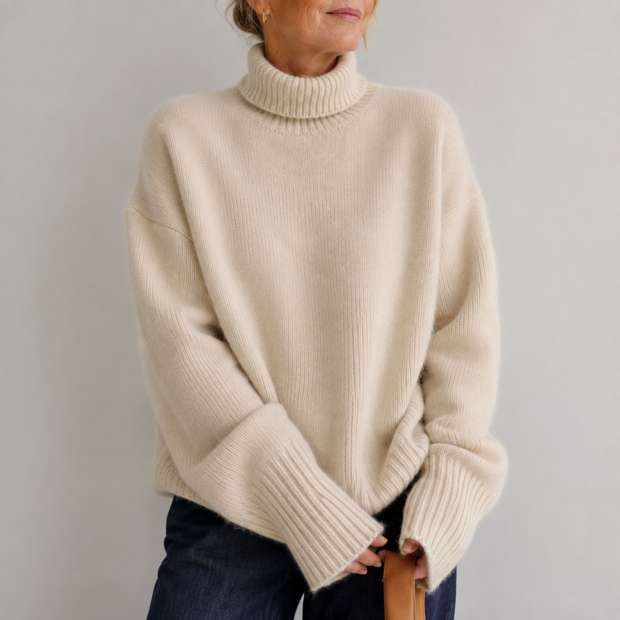 Cynthia™ | Soft Relaxed Turtleneck Sweater