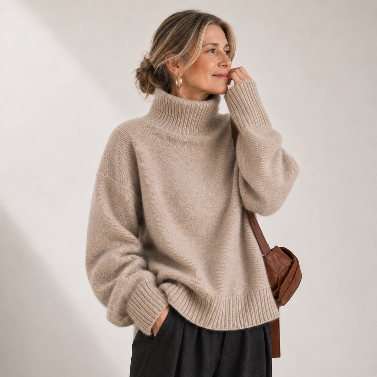 Cynthia™ | Soft Relaxed Turtleneck Sweater