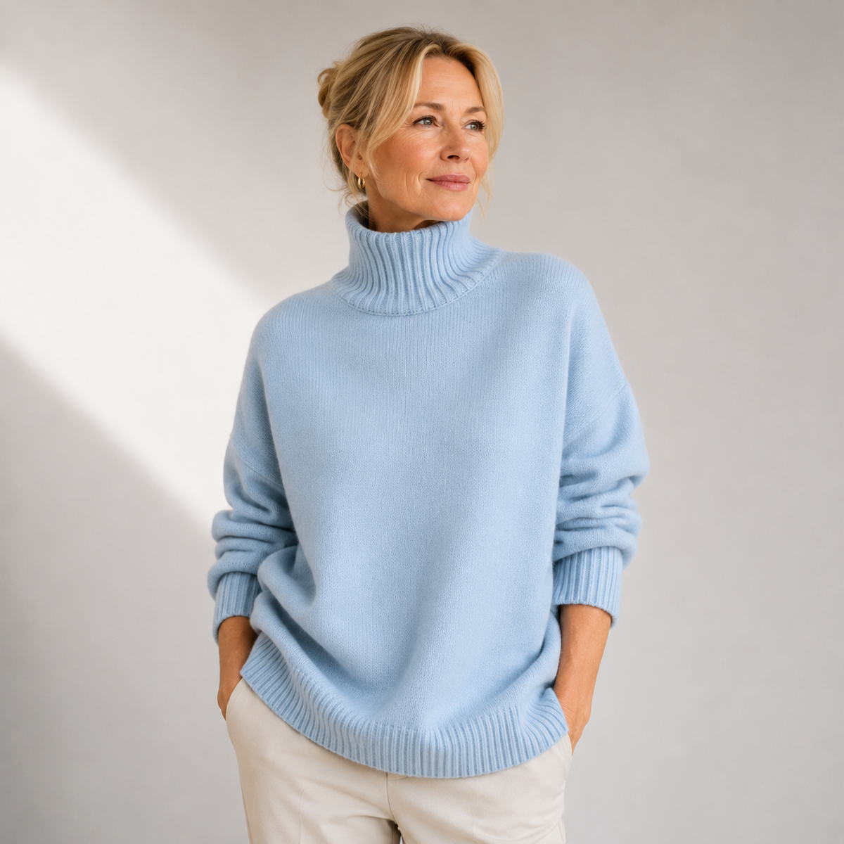 Debra™ | Cozy Relaxed Turtleneck Sweater