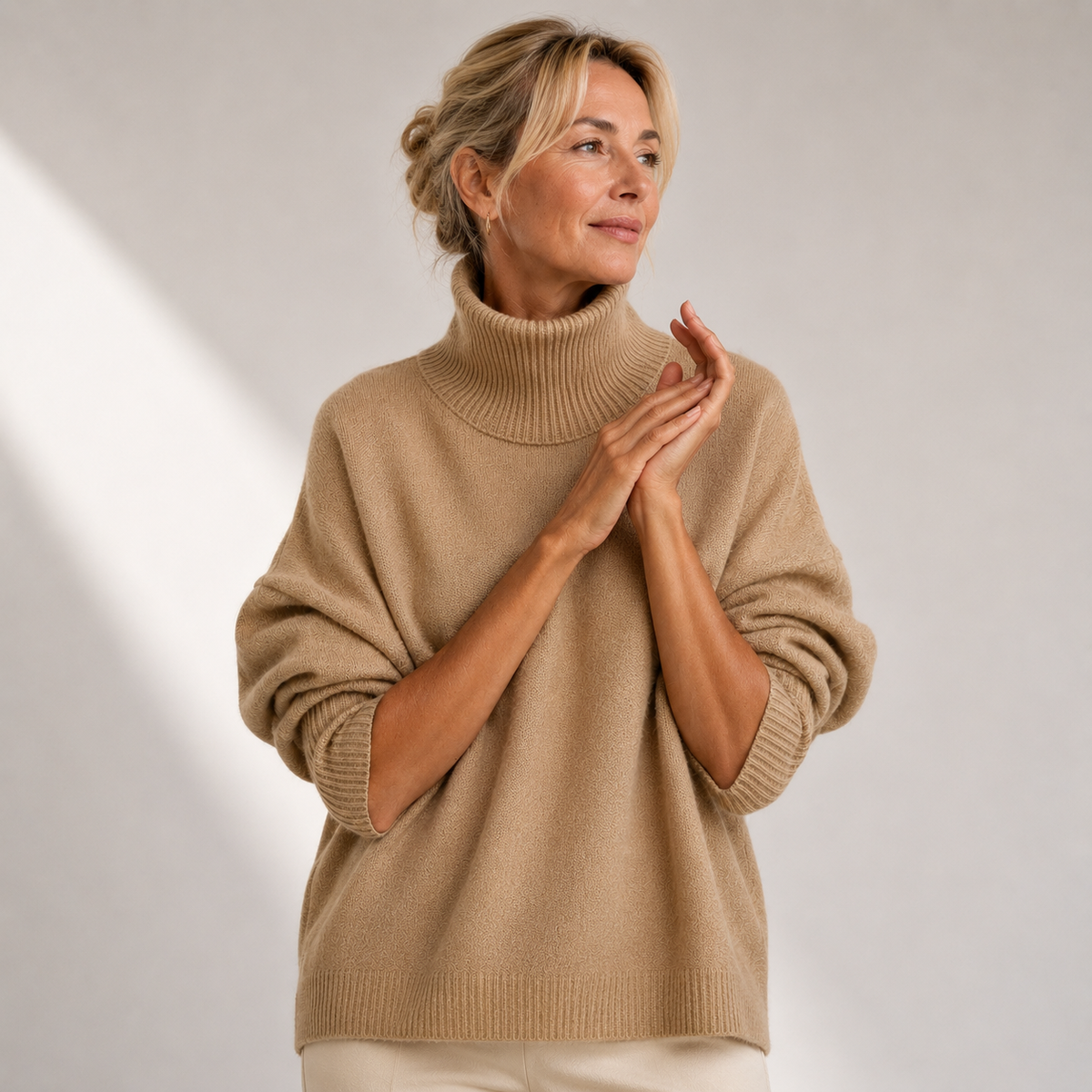 Debra™ | Cozy Relaxed Turtleneck Sweater