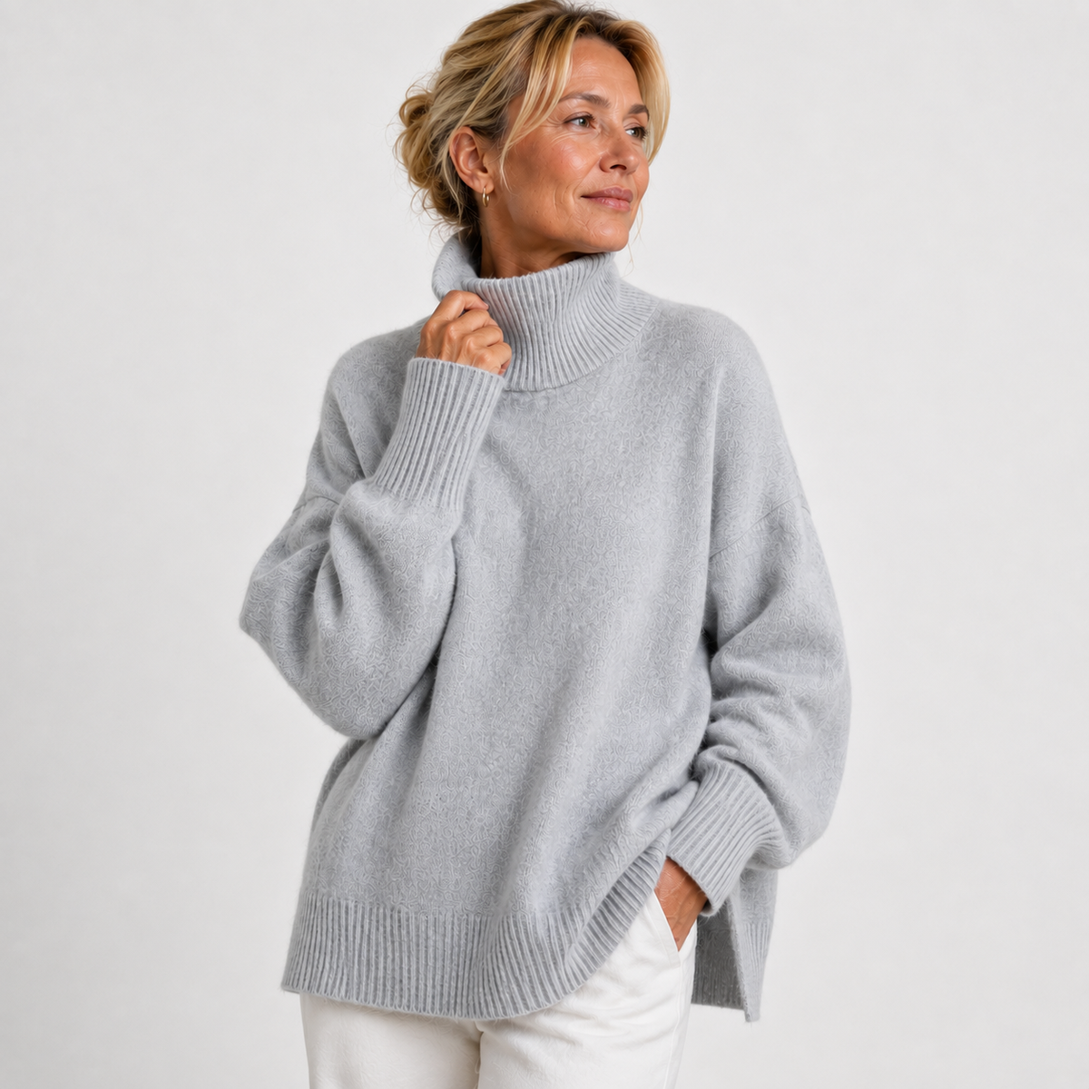 Debra™ | Cozy Relaxed Turtleneck Sweater