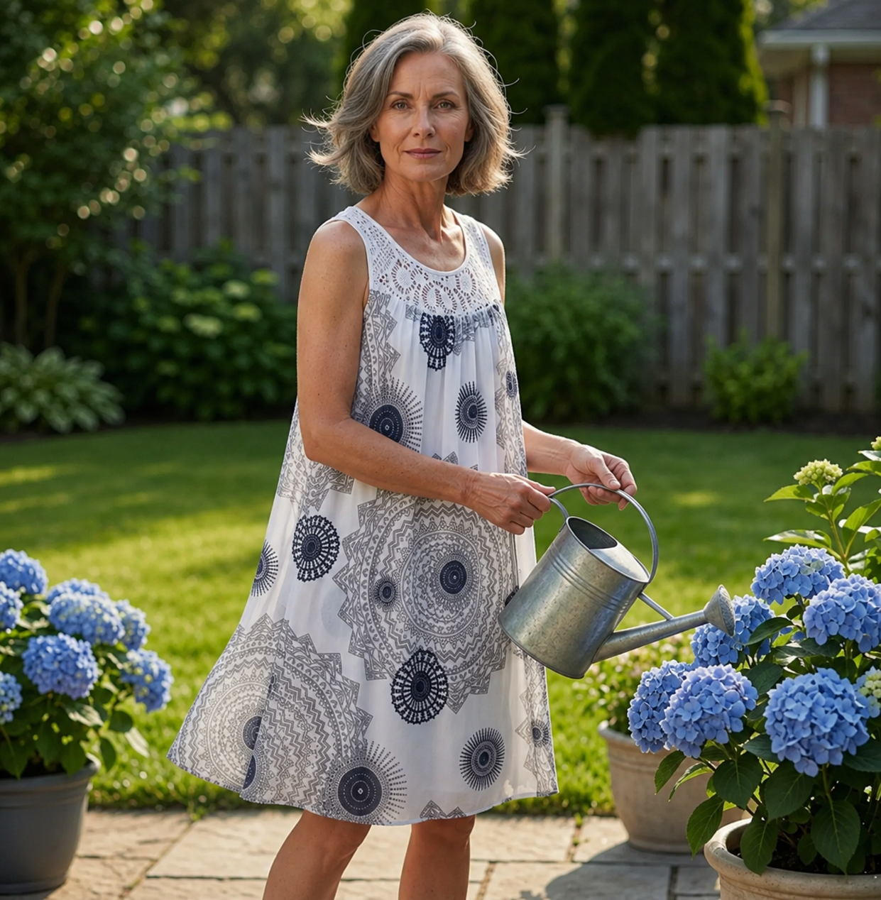 Delilah | Boho Sleeveless Midi Dress