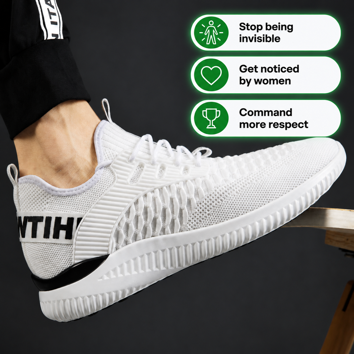 Derek | Covert Adjustable Height-Boosting Sneakers
