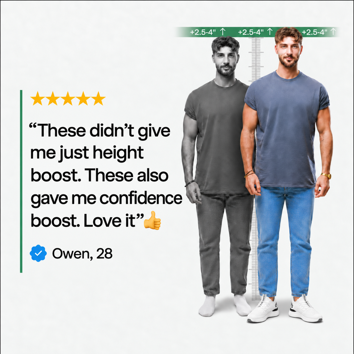 Derek | Covert Adjustable Height-Boosting Sneakers