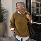 Eileen™ | Collared Layered Sweater