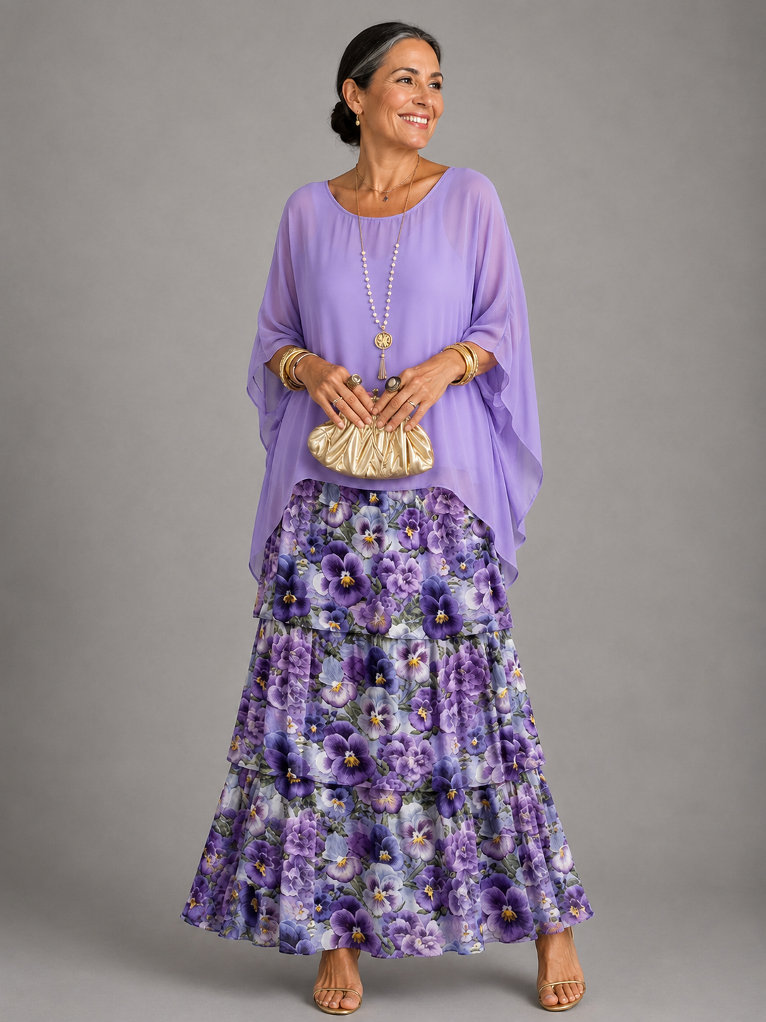 Evelyn Effortless Chiffon Maxi Dress