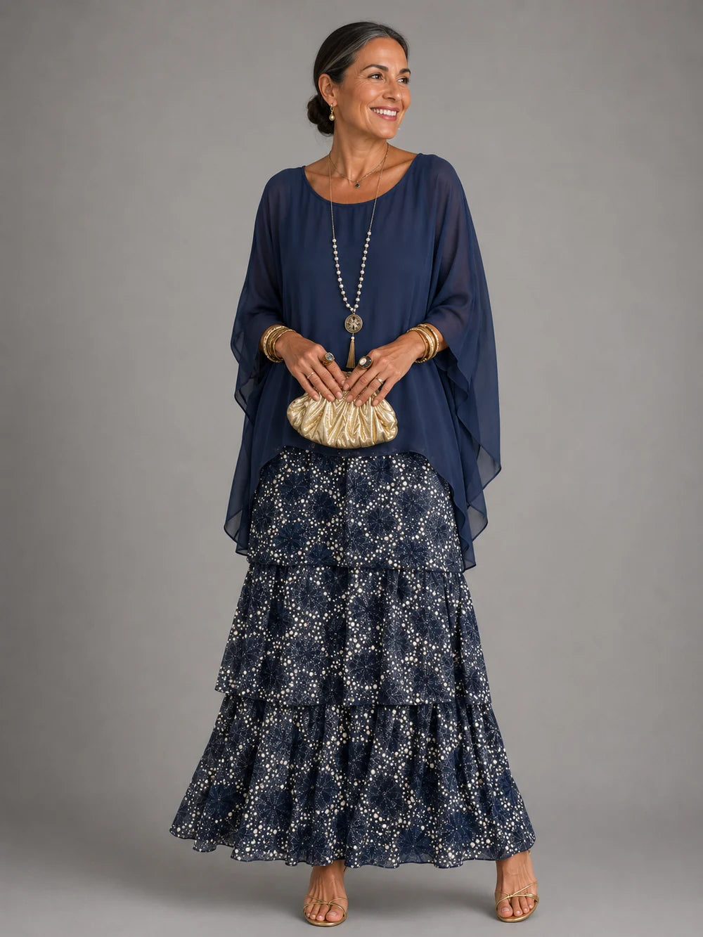 Evelyn Effortless Chiffon Maxi Dress