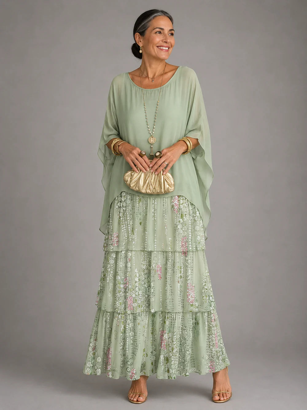 Evelyn Effortless Chiffon Maxi Dress