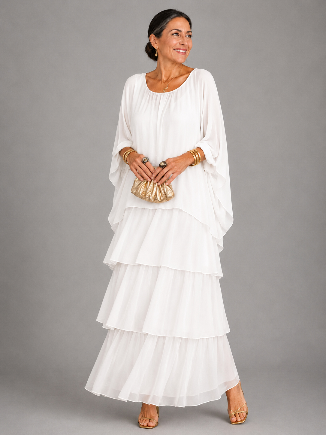 Evelyn Effortless Chiffon Maxi Dress