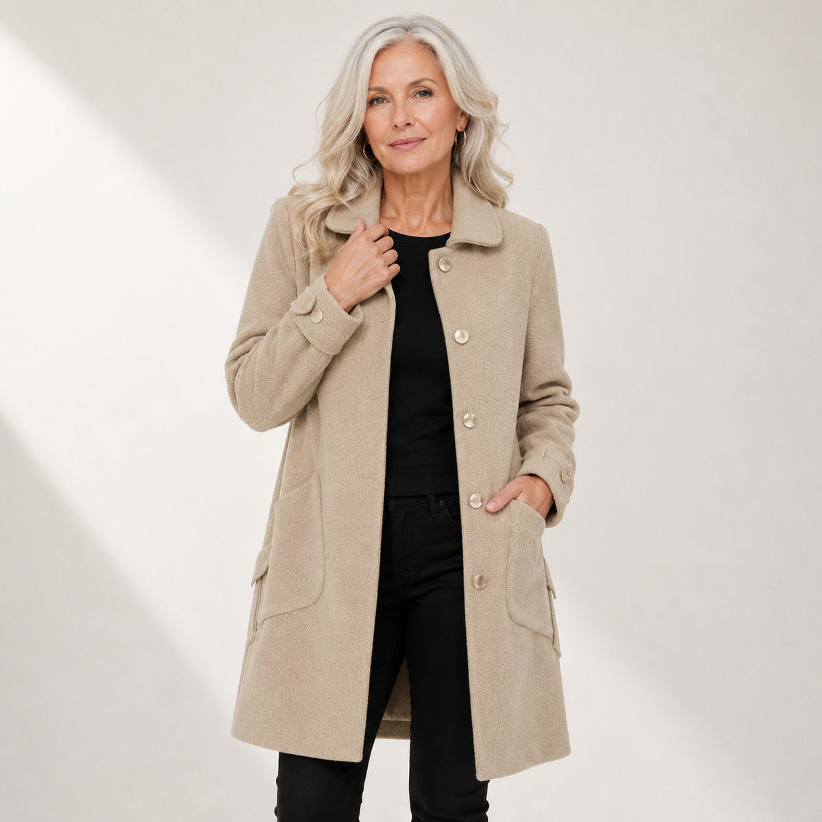Frances | Oversized Mid-Length Coat