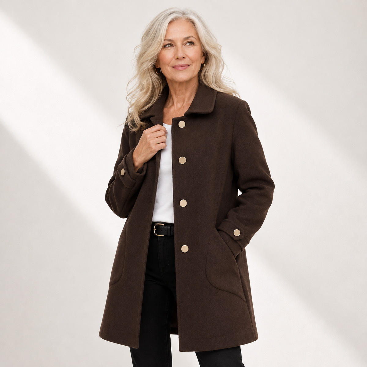 Frances | Oversized Mid-Length Coat
