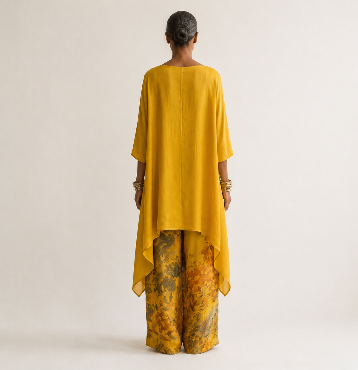 Gianna | Asymmetrical Tunic & Wide-Leg Pants Set