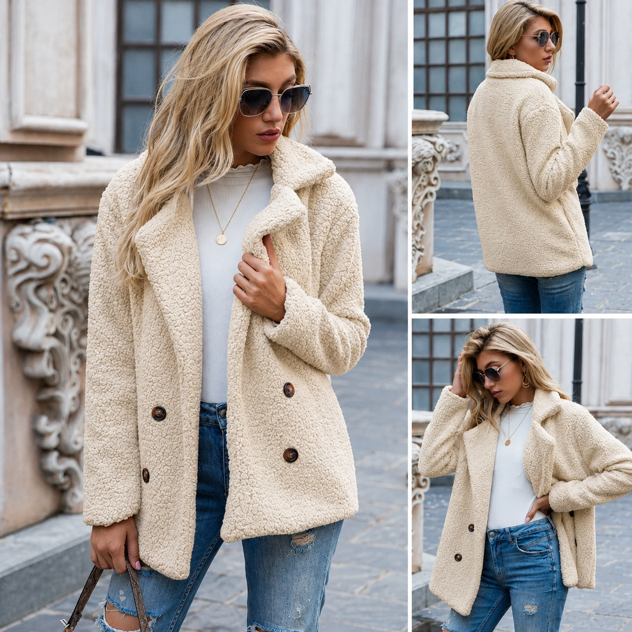 Holly | Cozy Teddy Coat