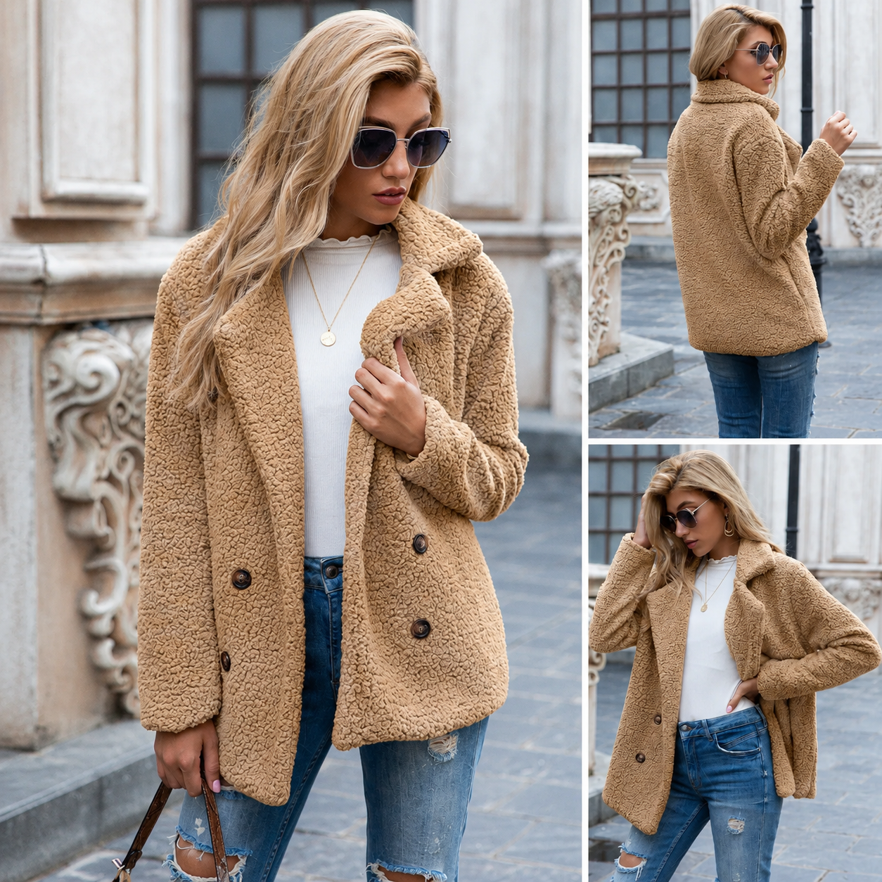 Holly | Cozy Teddy Coat