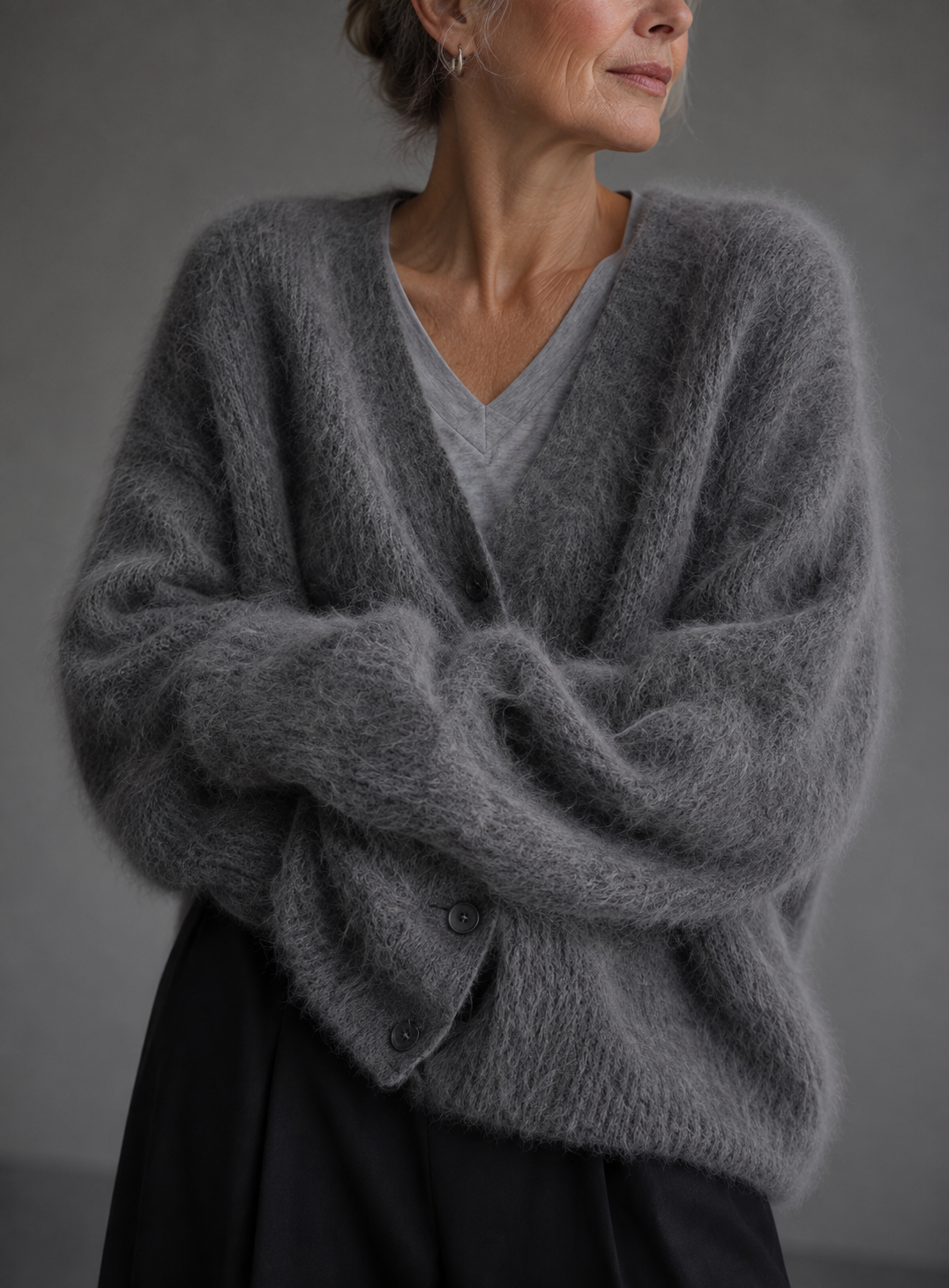 Janice™ | Soft Button-Front Cardigan