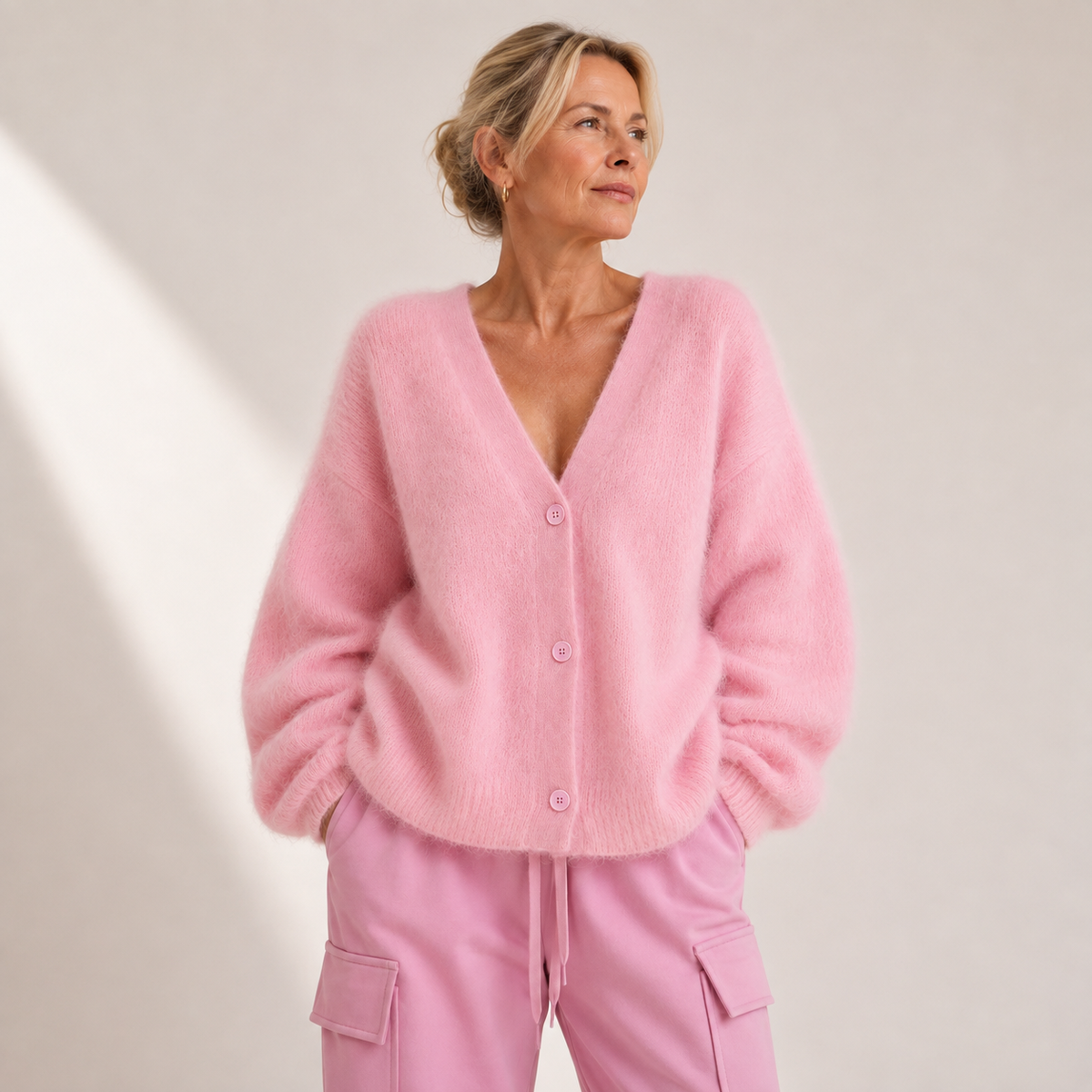 Janice™ | Soft Button-Front Cardigan