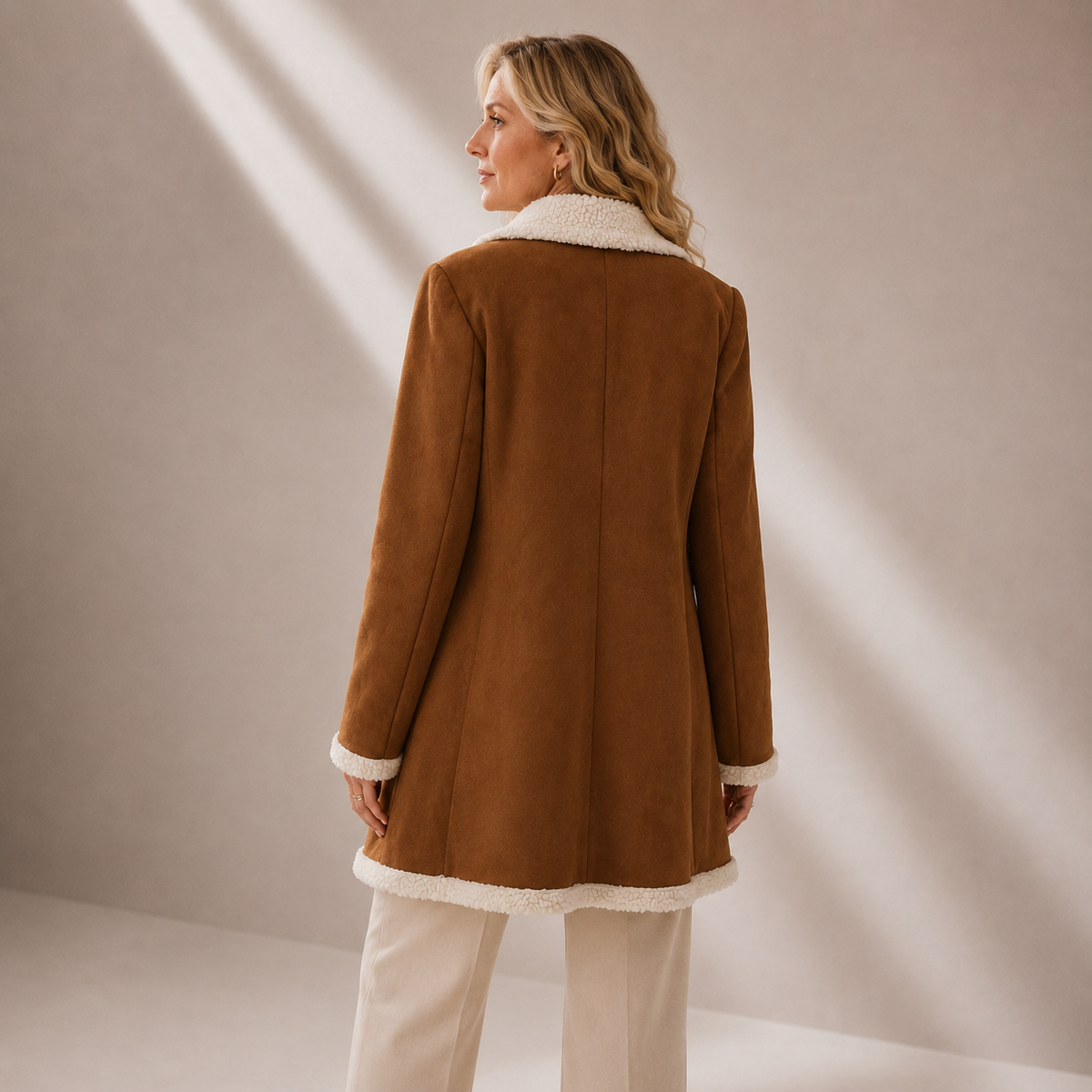 Joan | Faux Fur Lined Coat