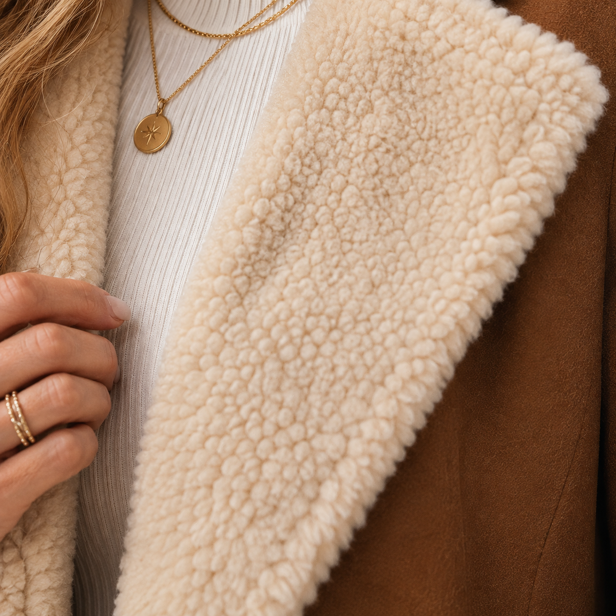 Joan | Faux Fur Lined Coat