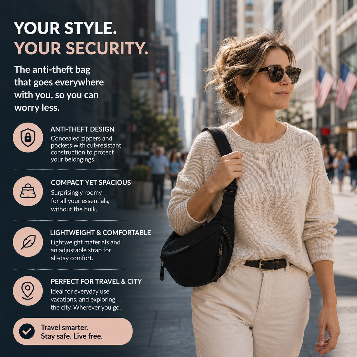 Jordan | Everyday Crescent Bag