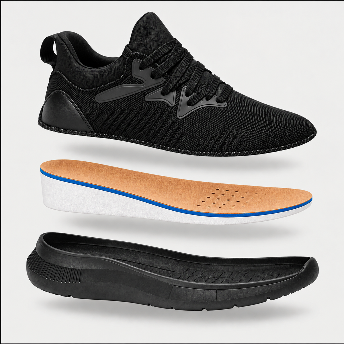 Julian | Covert Height-Boosting Knit Sneakers