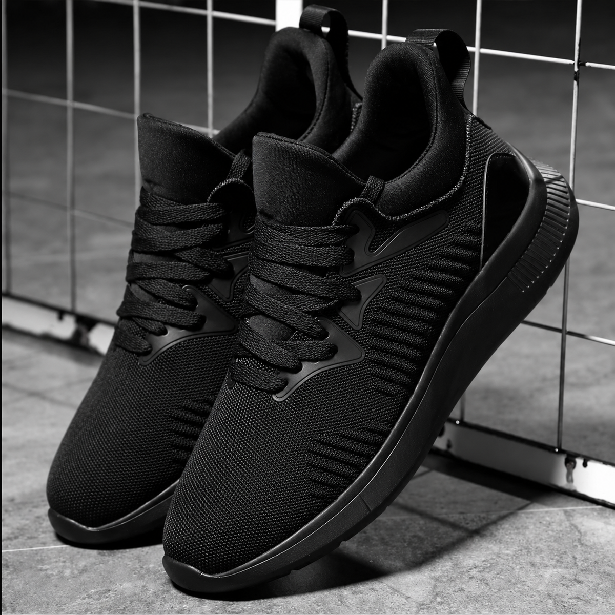 Julian | Covert Height-Boosting Knit Sneakers