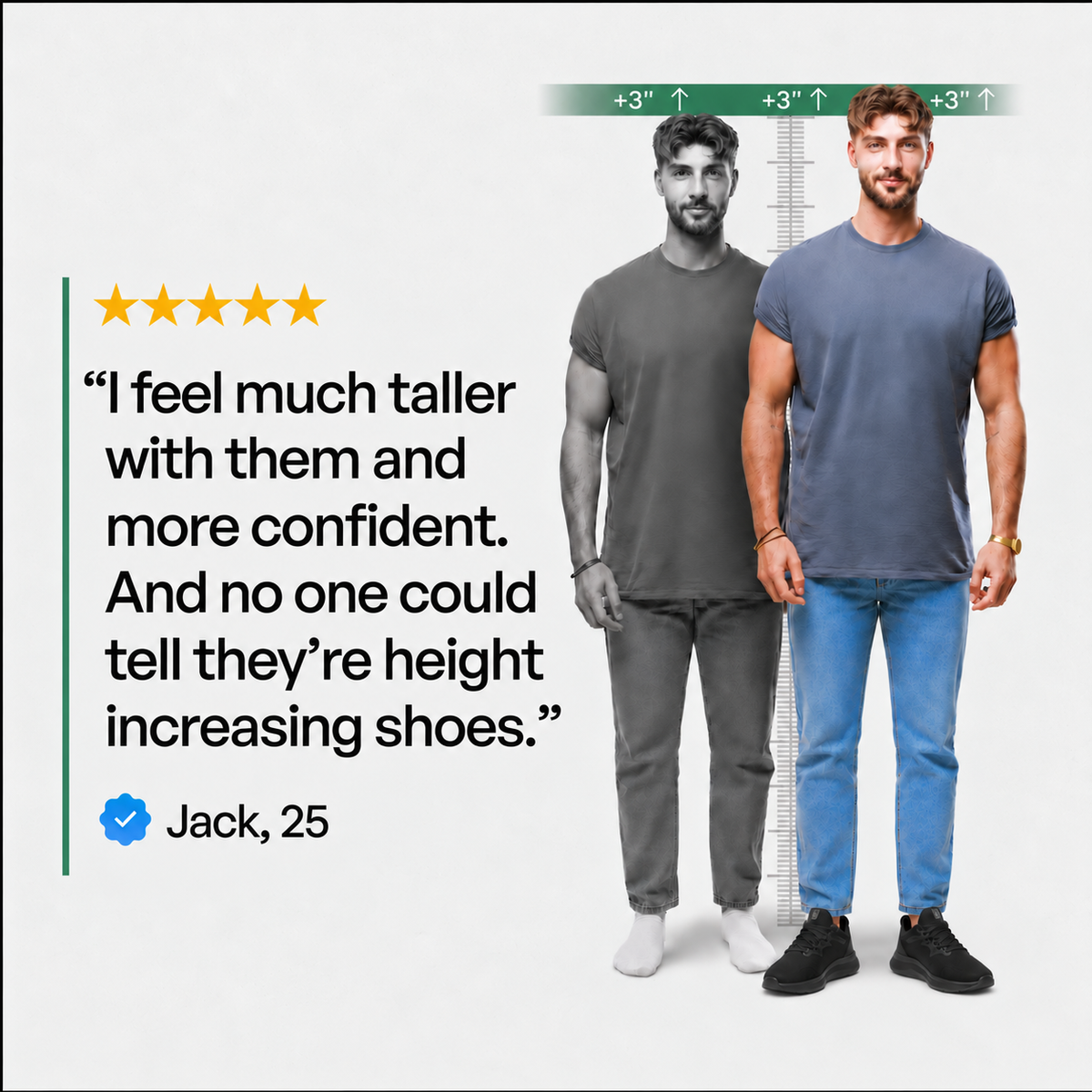 Julian | Covert Height-Boosting Knit Sneakers
