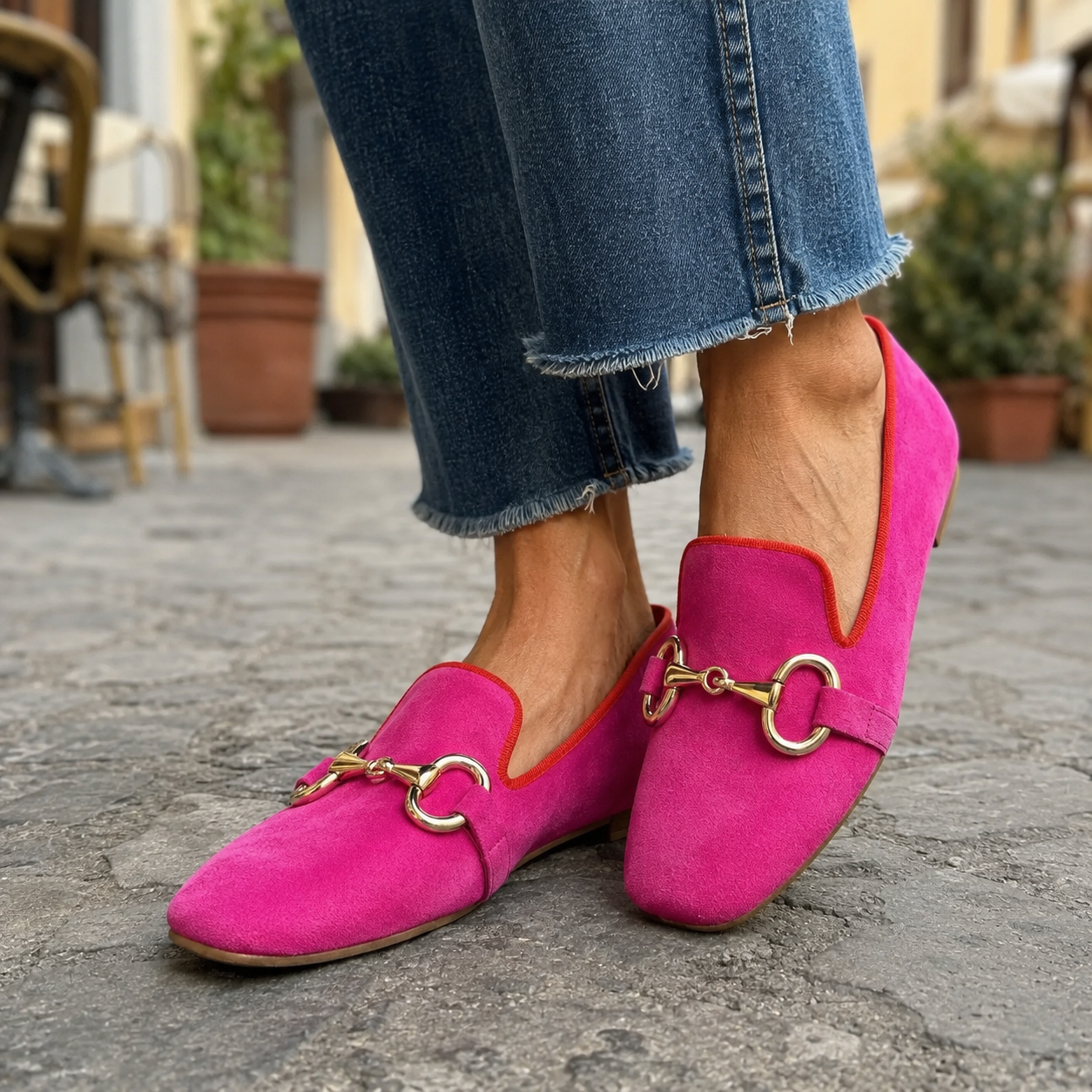 Lillian | Suede Slip-On Loafers