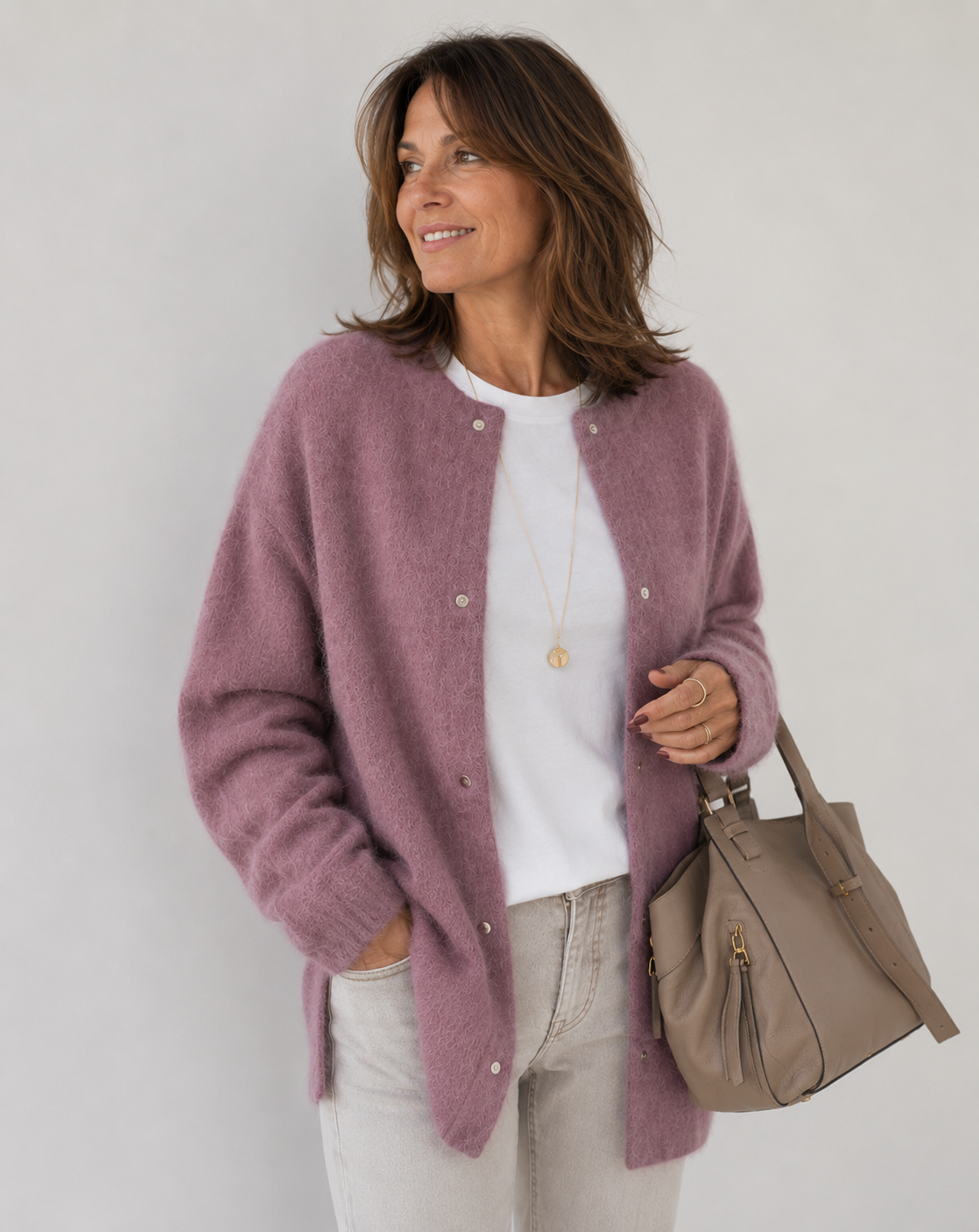 Lorraine™ | Soft Button-Front Cardigan