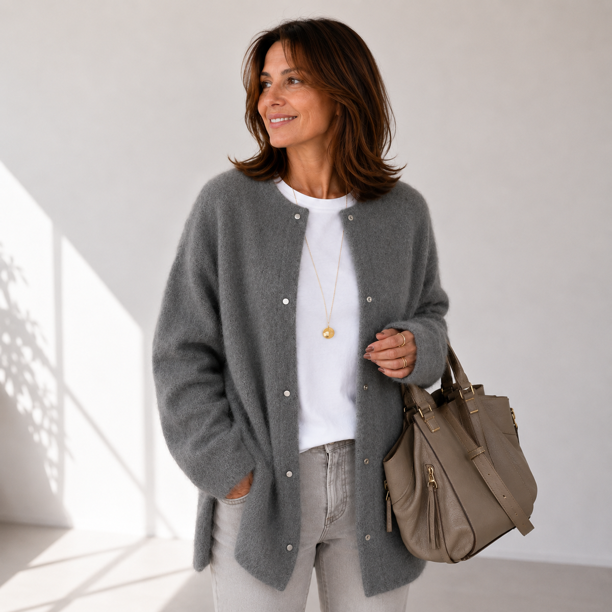 Lorraine™ | Soft Button-Front Cardigan