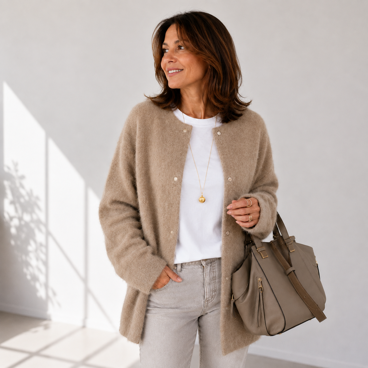 Lorraine™ | Soft Button-Front Cardigan