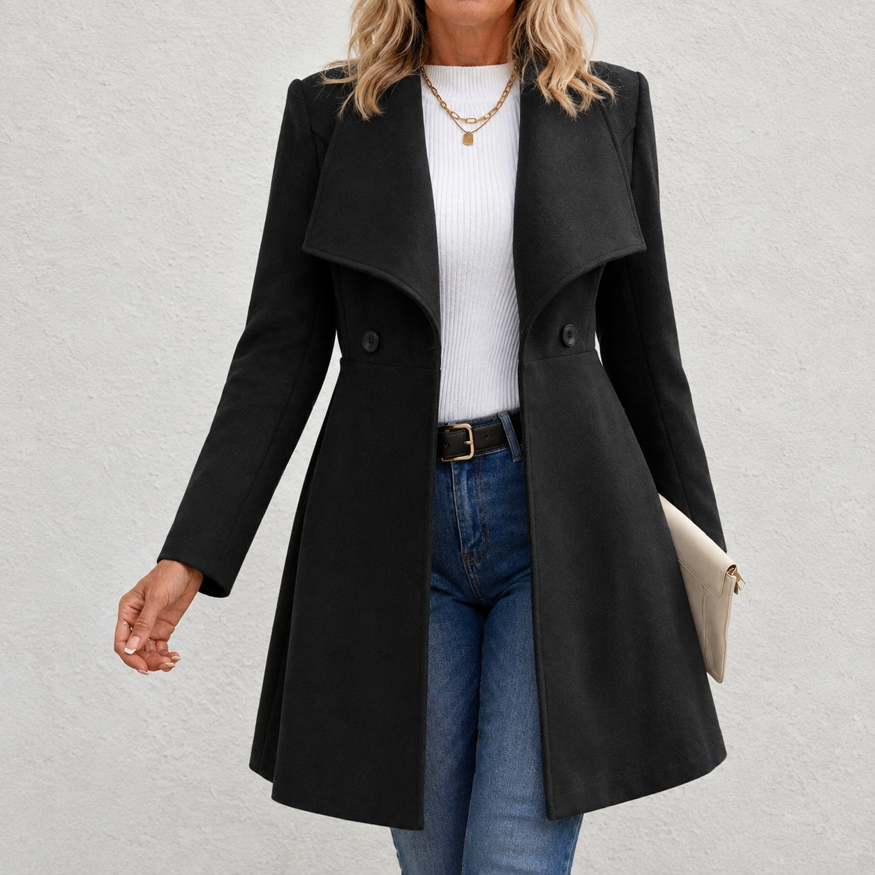 Louisa | Elegant Long Coat