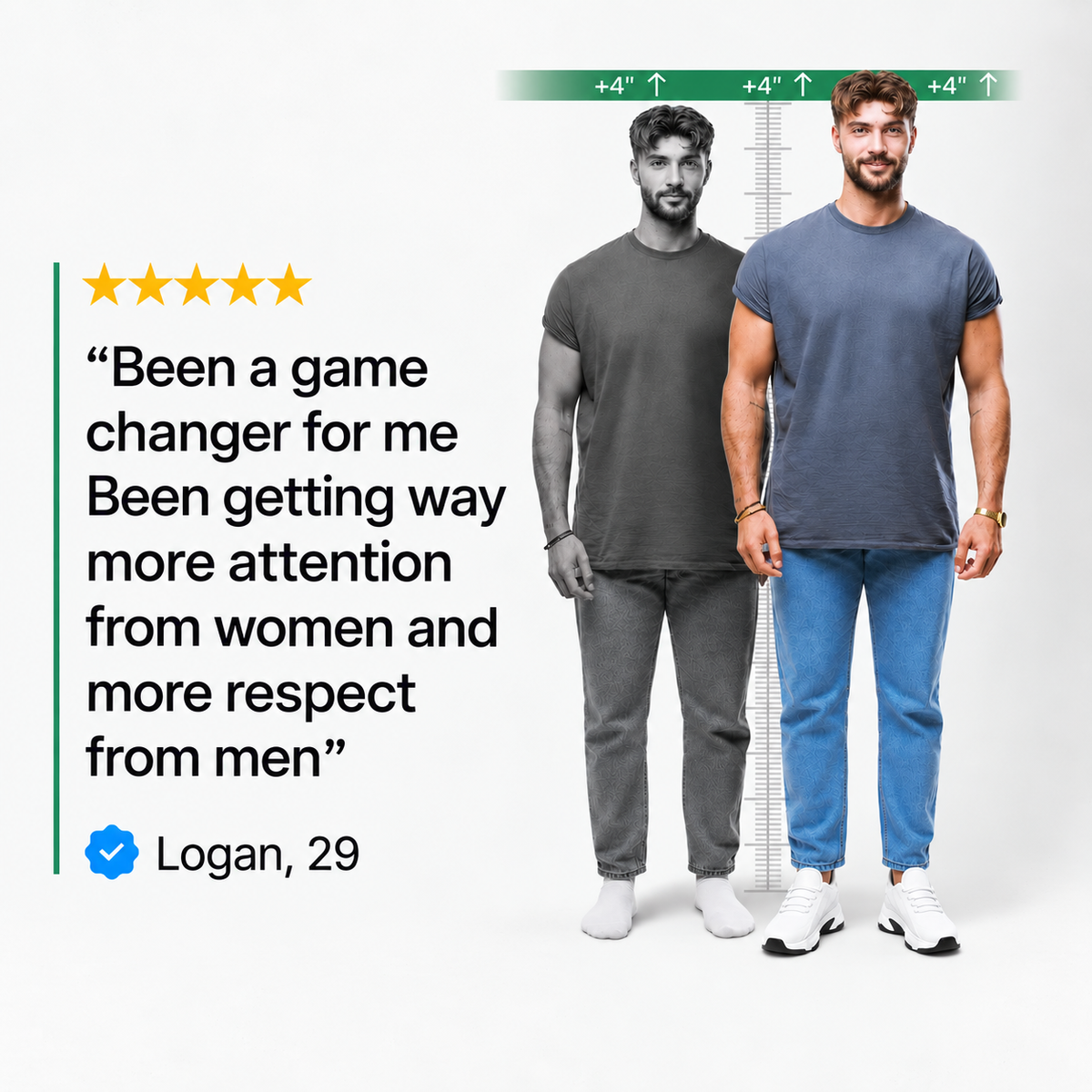 Marcus | Covert Height-Boosting Sneakers