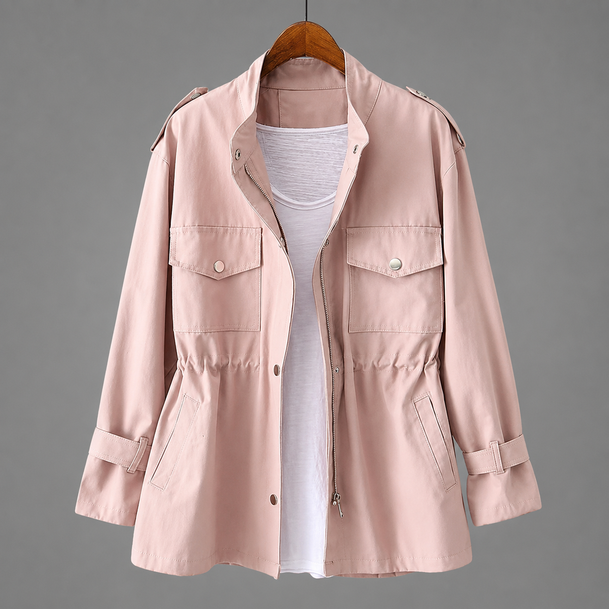 Meredith | Tailored Wool Blend Coat