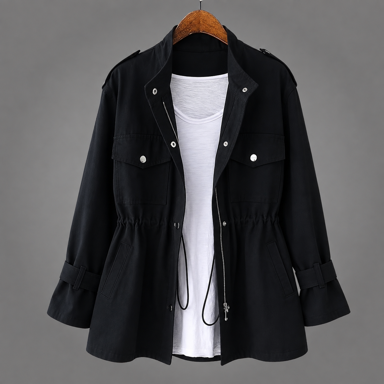Meredith | Tailored Wool Blend Coat