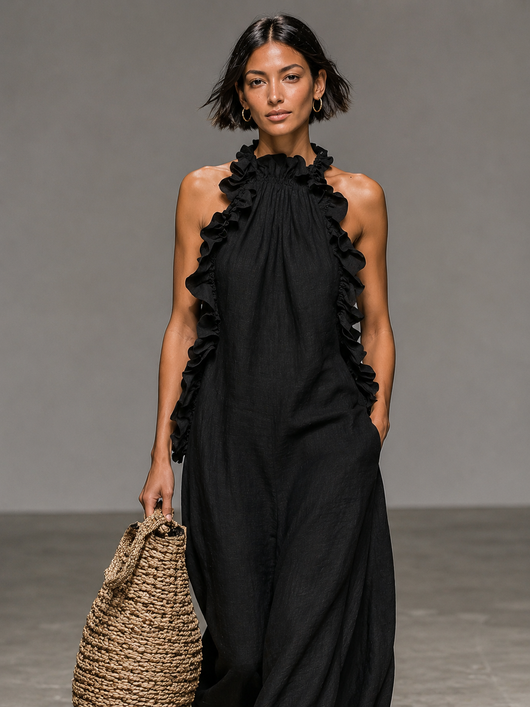 Naomi | Ruffle Maxi Dress