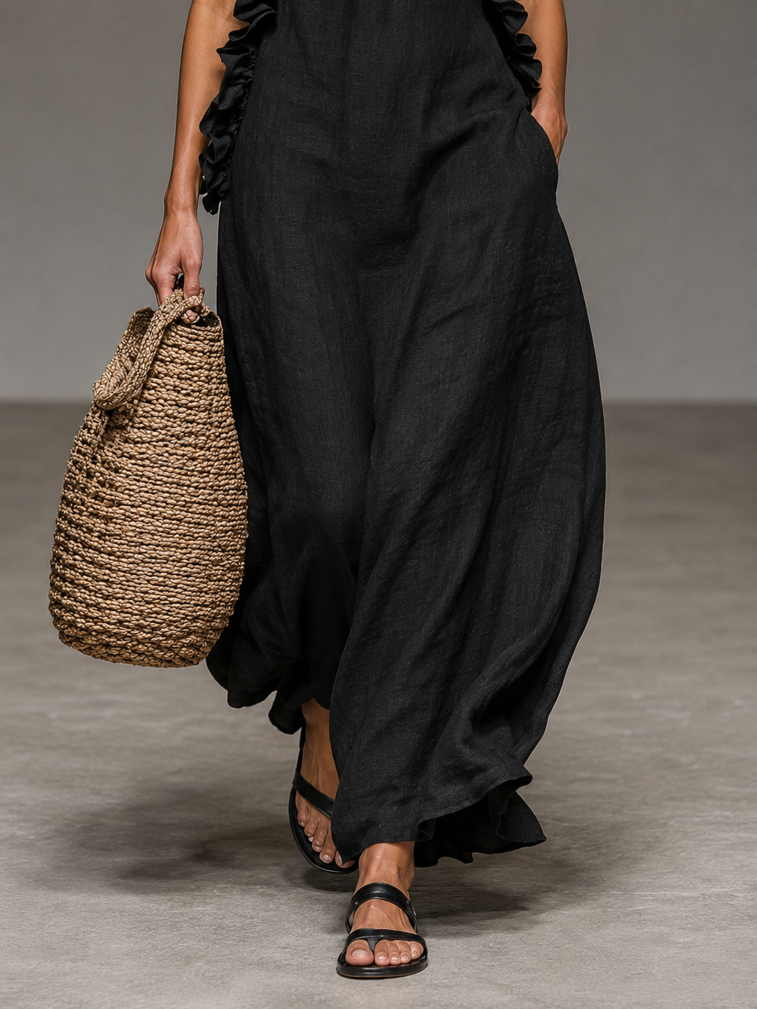 Naomi | Ruffle Maxi Dress