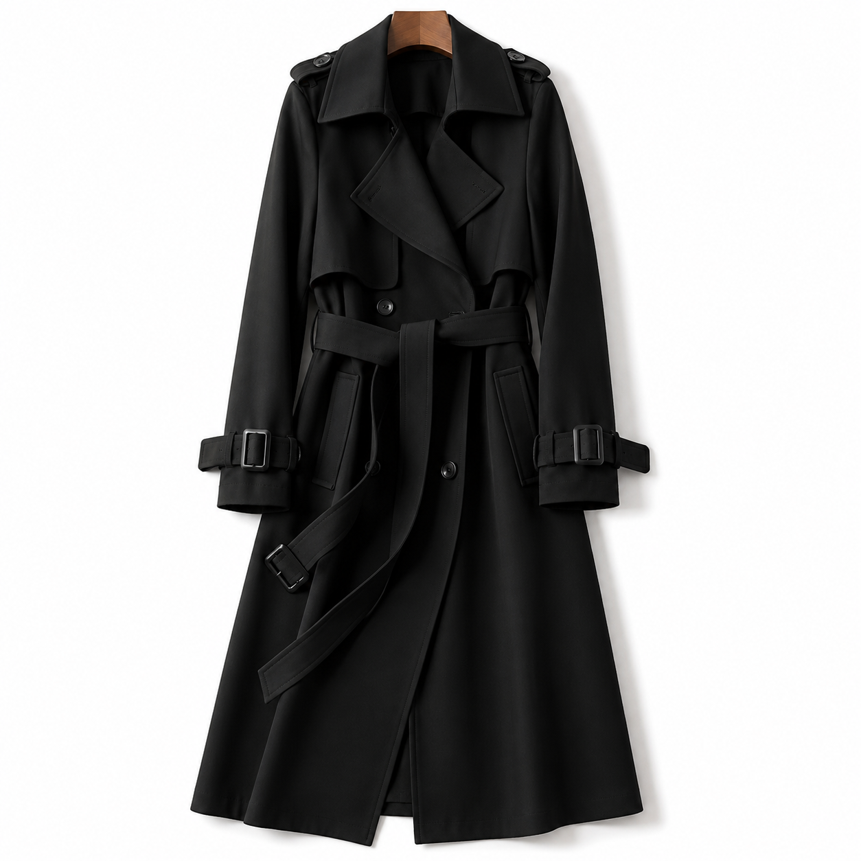 Natalia | Classic Long Trench Coat