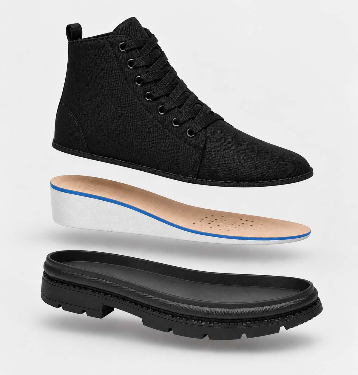 Owen | Covert Height-Boosting Canvas Boots
