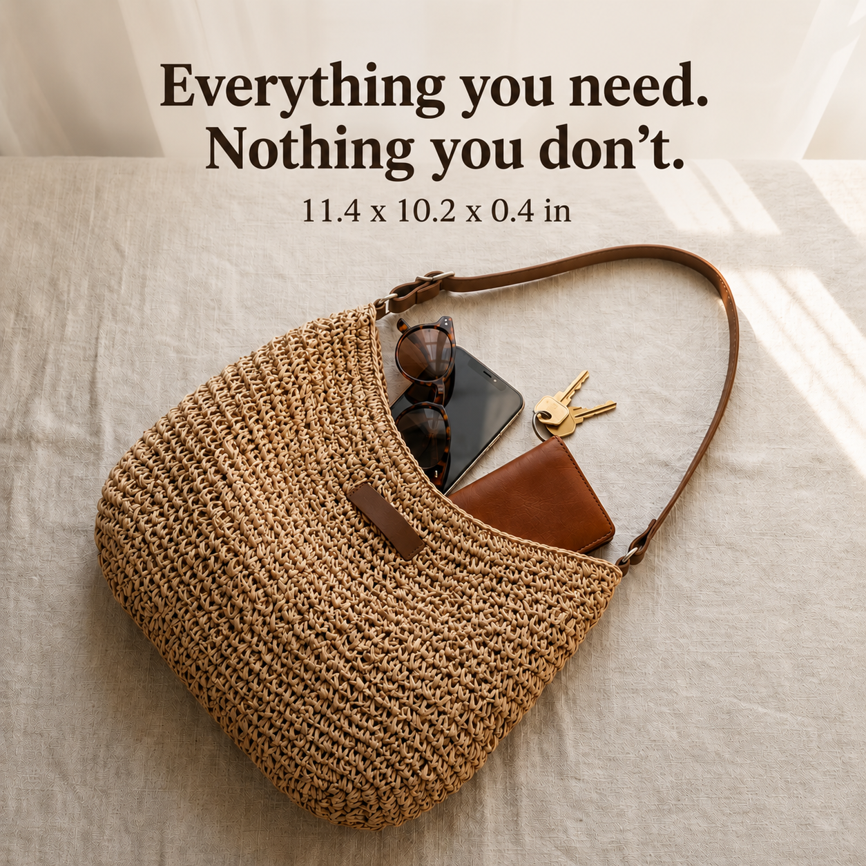 Phoebe | Woven Everyday Shoulder Bag