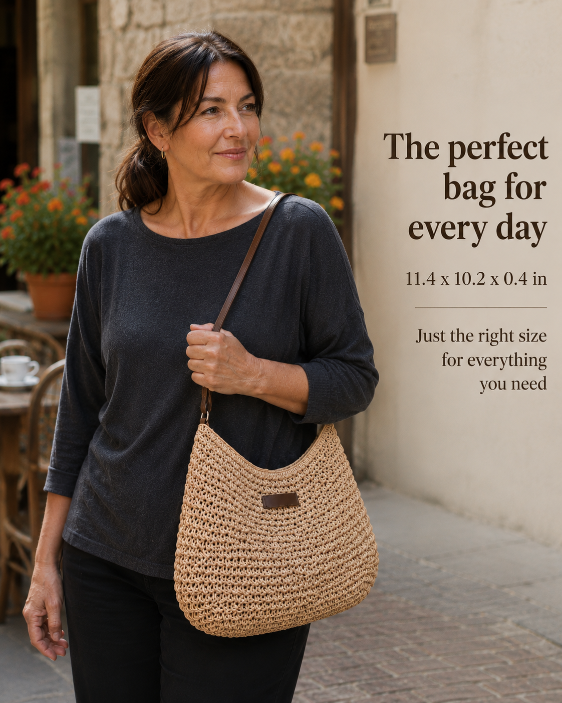 Phoebe | Woven Everyday Shoulder Bag