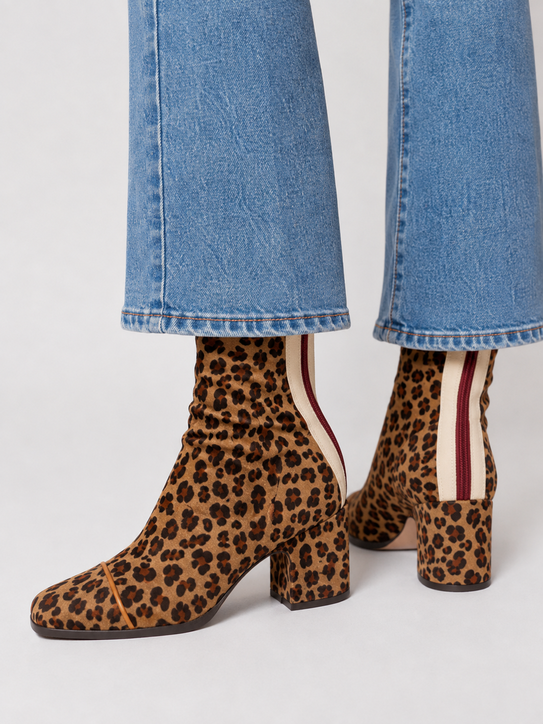 Renee™ | Suede Block Heel Boots